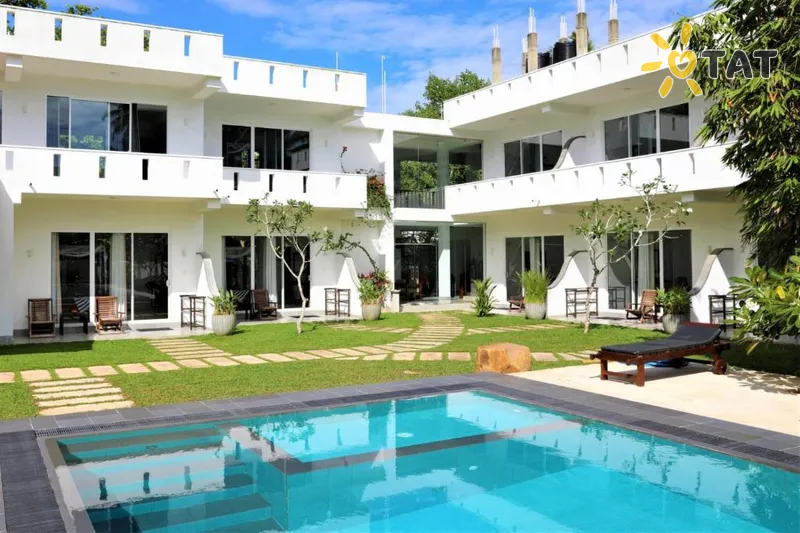 Фото отеля Kaya Villa 2* Hikaduva Šri Lanka išorė ir baseinai
