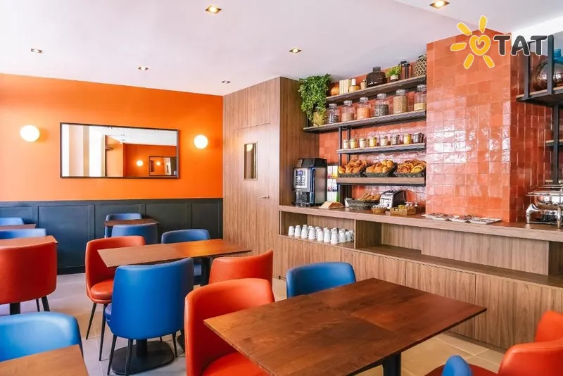 Фото отеля Timhotel Le Louvre 3* Paryžius Prancūzija barai ir restoranai