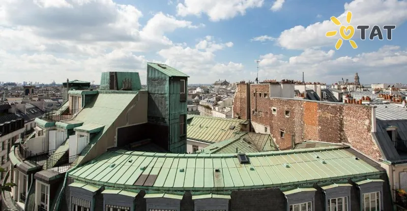 Фото отеля Des Trois Poussins 3* Paryžius Prancūzija išorė ir baseinai