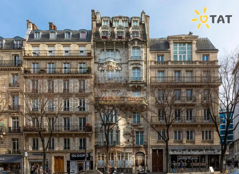 Фото отеля Elysees Ceramic 3* Paryžius Prancūzija išorė ir baseinai
