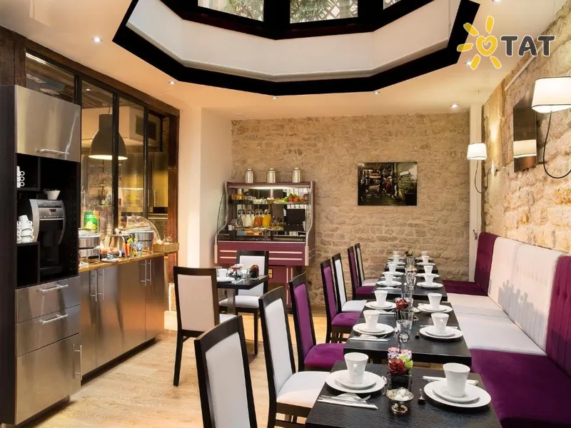 Фото отеля Jacques De Molay 3* Parīze Francija bāri un restorāni