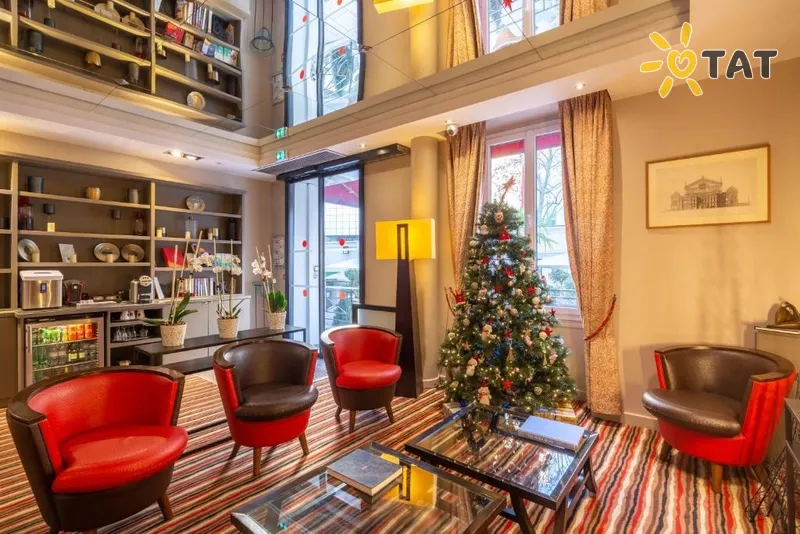 Фото отеля Pavillon Bastille 3* Paryžius Prancūzija fojė ir interjeras