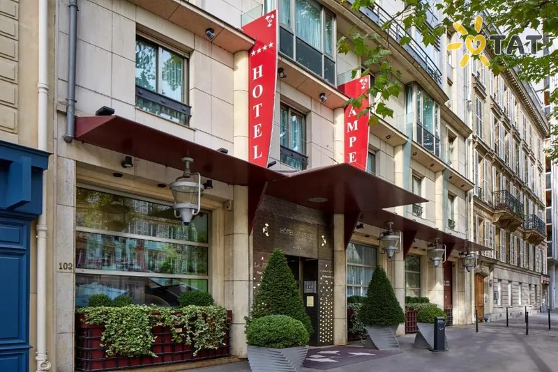 Фото отеля Ampere 4* Париж Франция экстерьер и бассейны