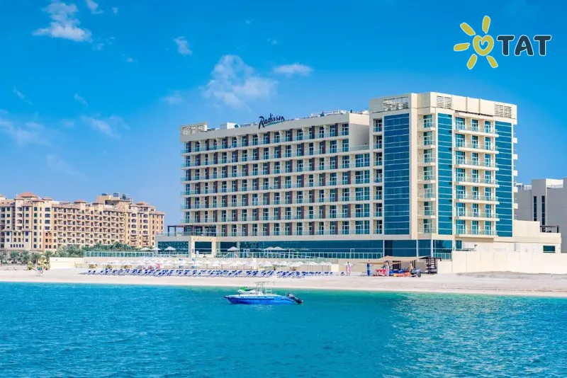 Фото отеля Radisson Resort Ras Al Khaimah Marjan Island 4* Рас Аль-Хайма ОАЭ пляж