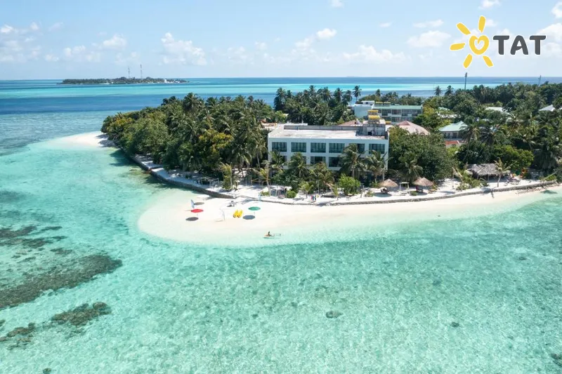 Фото отеля Plumeria Maldives 4* Vāvu atols Maldīvija pludmale