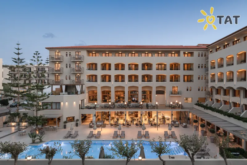 Фото отеля Theartemis Palace 4* Kreta – Retimnas Graikija išorė ir baseinai