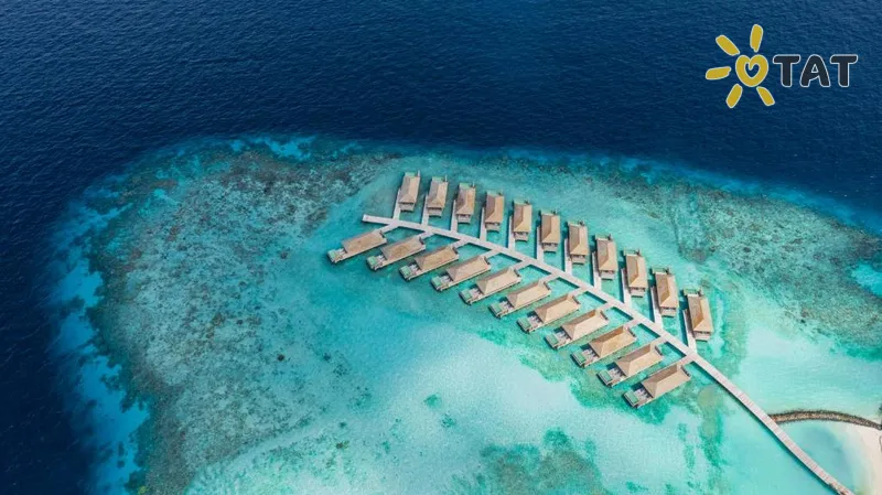 Фото отеля Kagi Maldives Spa Island 5* Šiaurės Malės atolas Maldyvai išorė ir baseinai