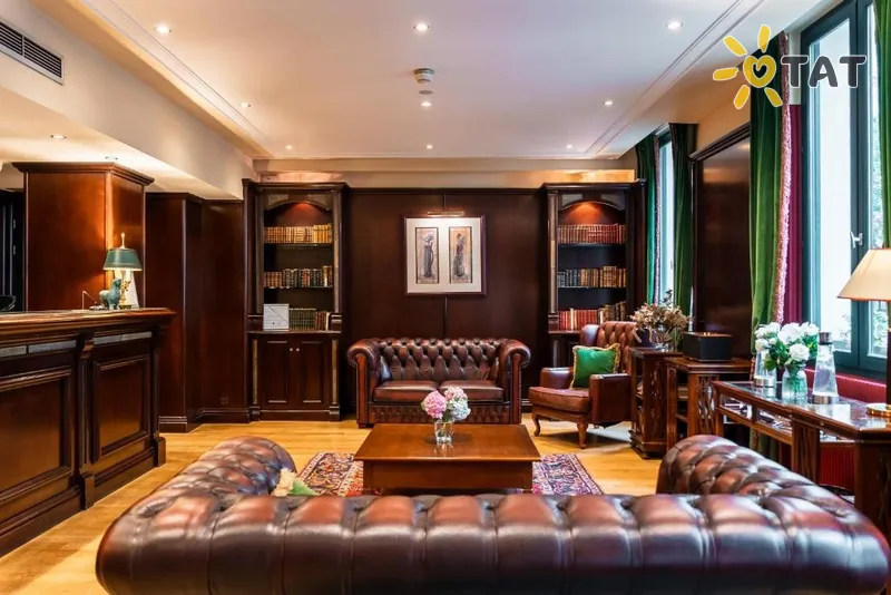 Фото отеля Villa Pantheon 4* Париж Франція лобі та інтер'єр