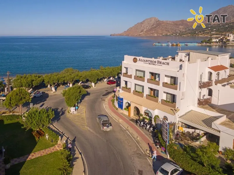 Фото отеля Alianthos Beach Hotel 3* о. Крит – Ретимно Греция экстерьер и бассейны