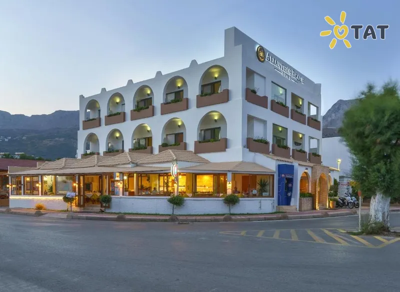 Фото отеля Alianthos Beach Hotel 3* о. Крит – Ретимно Греция экстерьер и бассейны