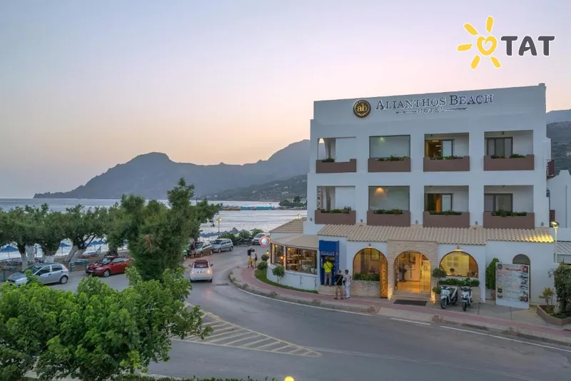Фото отеля Alianthos Beach Hotel 3* о. Крит – Ретимно Греция экстерьер и бассейны