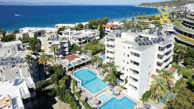 Фото отеля Poseidonia Apartment 4* par. Rodas Grieķija ārpuse un baseini