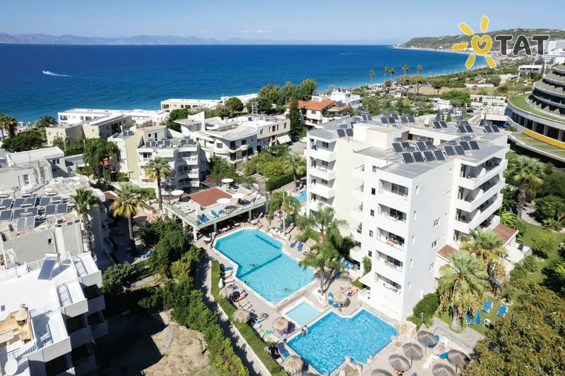 Фото отеля Poseidonia Apartment 4* par. Rodas Grieķija ārpuse un baseini
