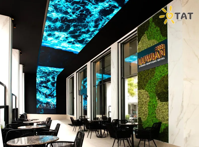 Фото отеля Luwian Athens Boutique Hotel 4* Афіни Греція бари та ресторани