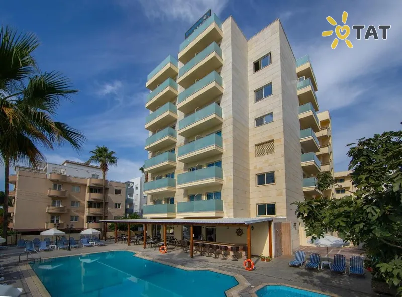 Фото отеля Kapetanios Limassol Hotel 3* Лимассол Кипр экстерьер и бассейны