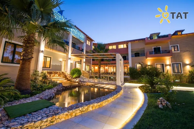 Фото отеля Mediterranean Beach Resort 5* par. Zakinta Grieķija ārpuse un baseini