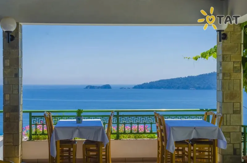 Фото отеля Dionysos 3* par. Thassos Grieķija bāri un restorāni