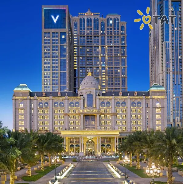 Фото отеля Al Habtoor Palace 5* Дубай ОАЭ экстерьер и бассейны