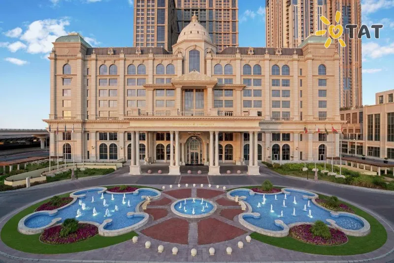 Фото отеля Al Habtoor Palace 5* Дубай ОАЭ экстерьер и бассейны