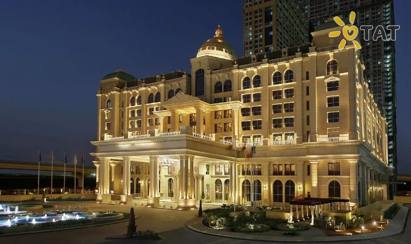 Фото отеля Al Habtoor Palace 5* Дубай ОАЭ экстерьер и бассейны