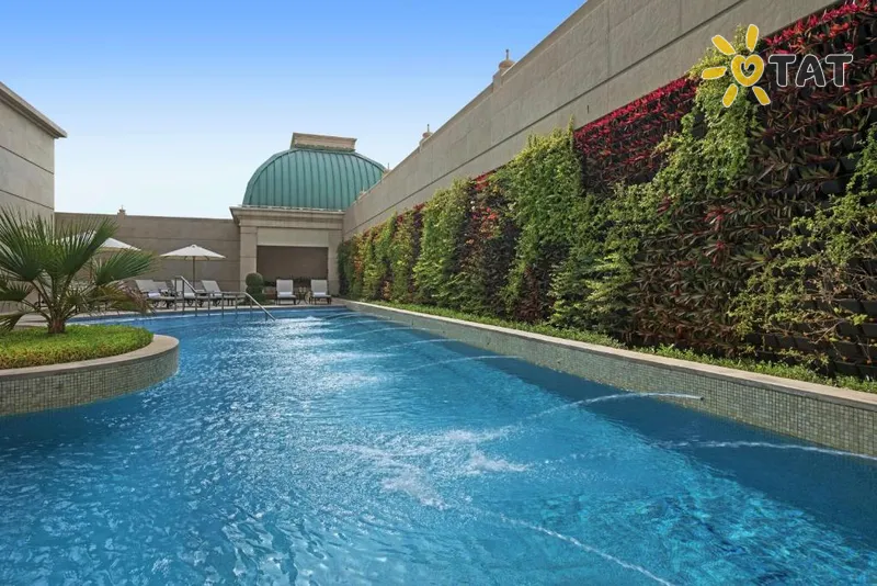 Фото отеля Al Habtoor Palace 5* Дубай ОАЭ экстерьер и бассейны