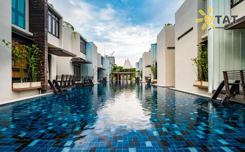 Фото отеля Let's Sea Hua Hin Al Fresco Resort 5* Čama un Huahina Taizeme ārpuse un baseini