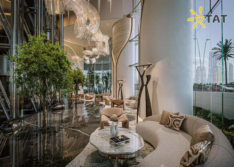 Фото отеля Ciel Dubai Marina, Vignette Collection 5* Дубай ОАЭ лобби и интерьер