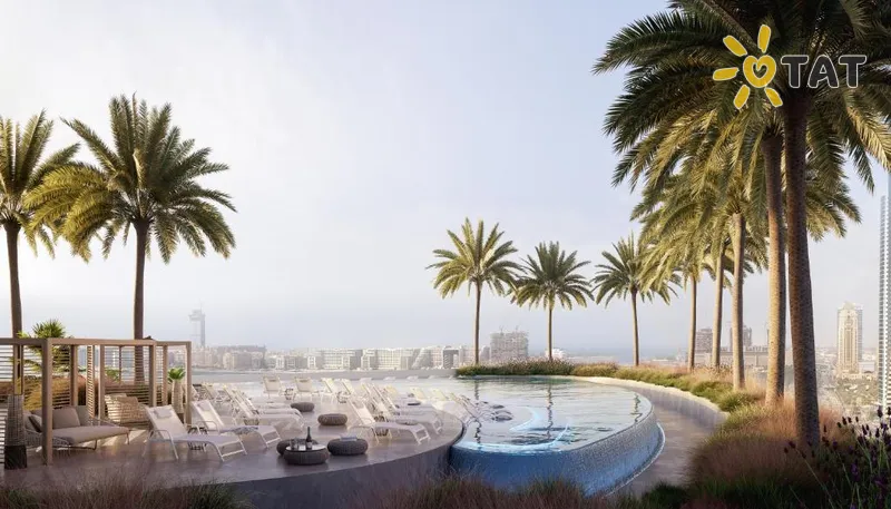 Фото отеля Ciel Dubai Marina, Vignette Collection 5* Дубай ОАЭ экстерьер и бассейны