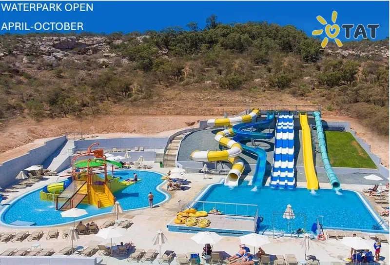 Фото отеля Narcissos Waterpark Resort 4* Протарас Кипр аквапарк, горки