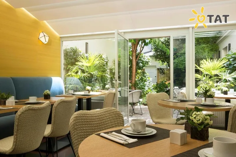 Фото отеля La Villa Des Artistes 3* Paryžius Prancūzija barai ir restoranai