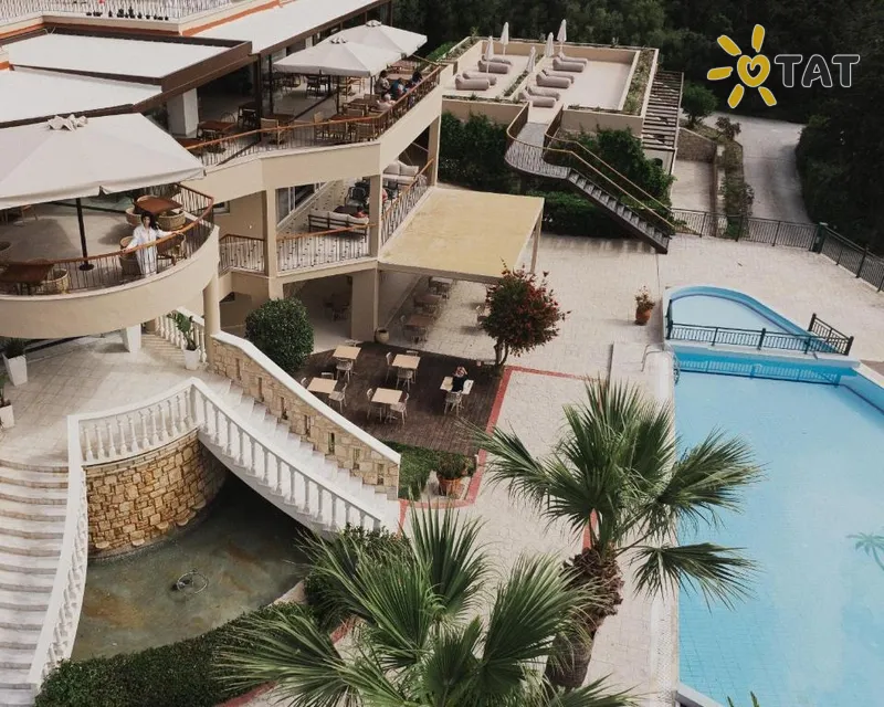 Фото отеля Belvedere Gerakas Luxury Suites 4* о. Закинф Греция экстерьер и бассейны
