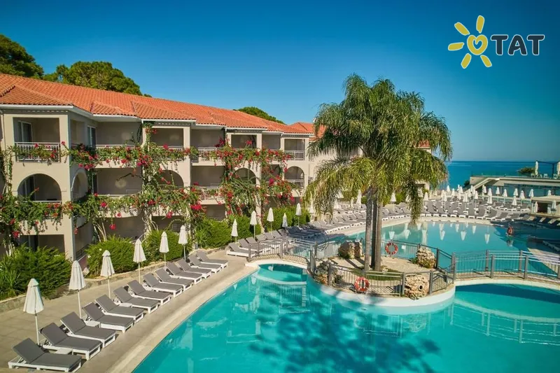 Фото отеля Tsilivi Beach Hotel 4* о. Закинф Греция экстерьер и бассейны