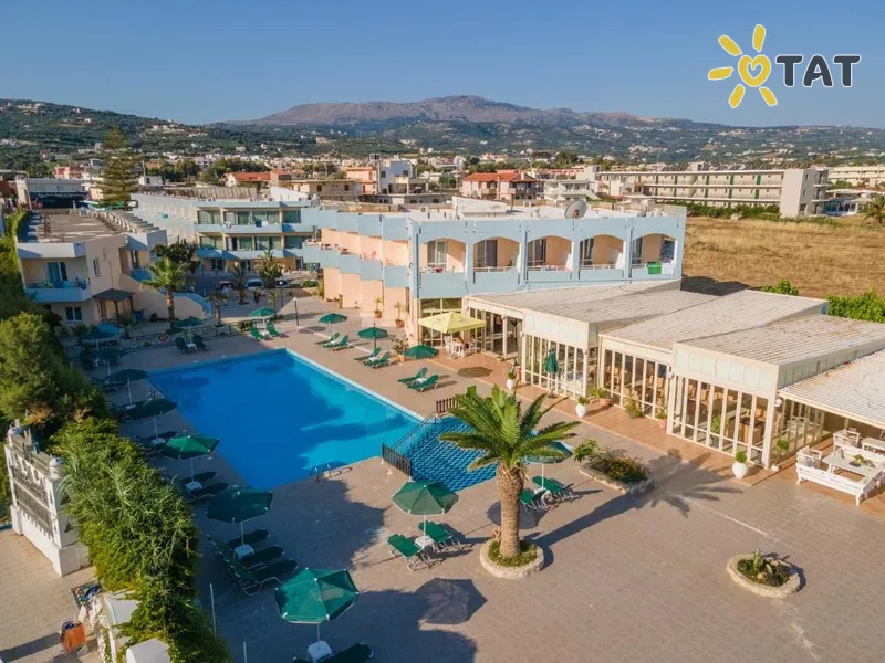 Фото отеля Kathrin Beach 3* Kreta – Retimnas Graikija išorė ir baseinai