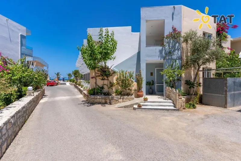 Фото отеля Kathrin Beach 3* Kreta – Retimnas Graikija išorė ir baseinai