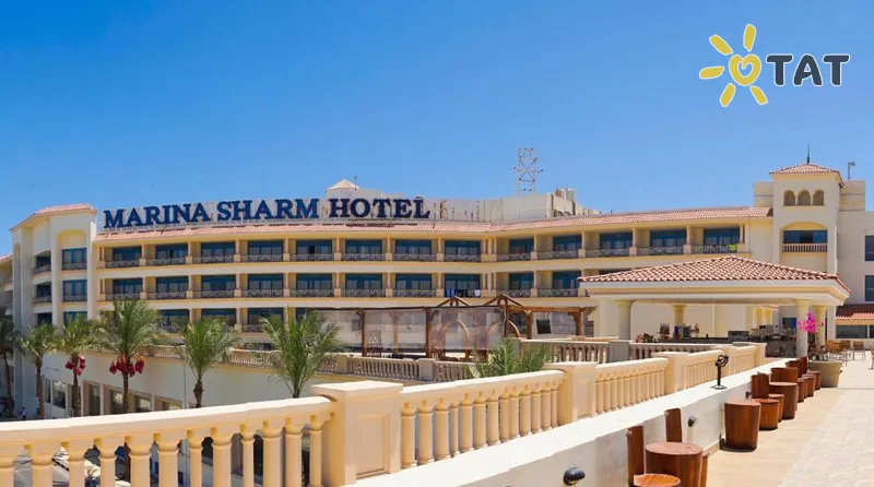 Фото отеля Marina Sharm Hotel 4* Шарм эль Шейх Египет экстерьер и бассейны