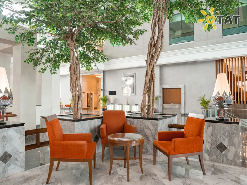 Фото отеля Hyatt Regency Bangkok Suvarnabhumi Airport 4* Бангкок Таиланд лобби и интерьер
