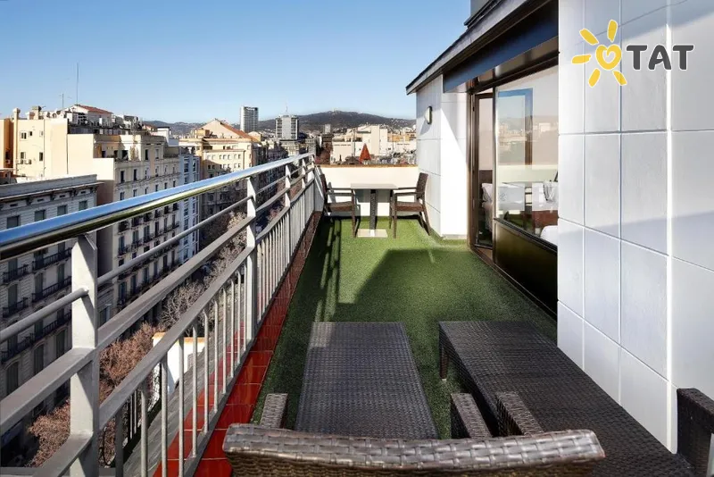 Фото отеля HCC Regente 4* Барселона Испания экстерьер и бассейны