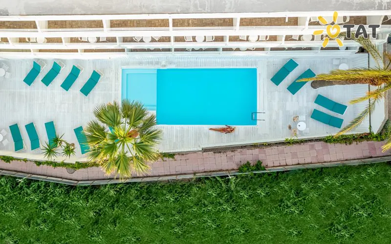 Фото отеля Azure Mare Hotel 3* Kreta – Heraklionas Graikija išorė ir baseinai