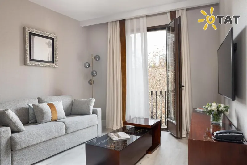 Фото отеля Suites Center Barcelona 4* Barselona Spānija cipariem