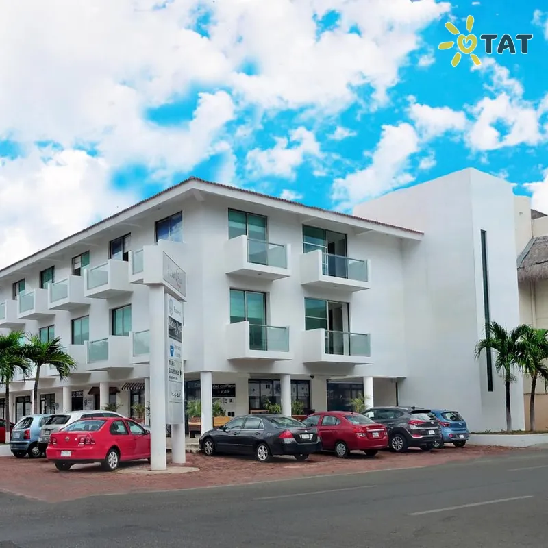 Фото отеля Plaza Playa Hotel 3* Playa del Carmen Meksika išorė ir baseinai