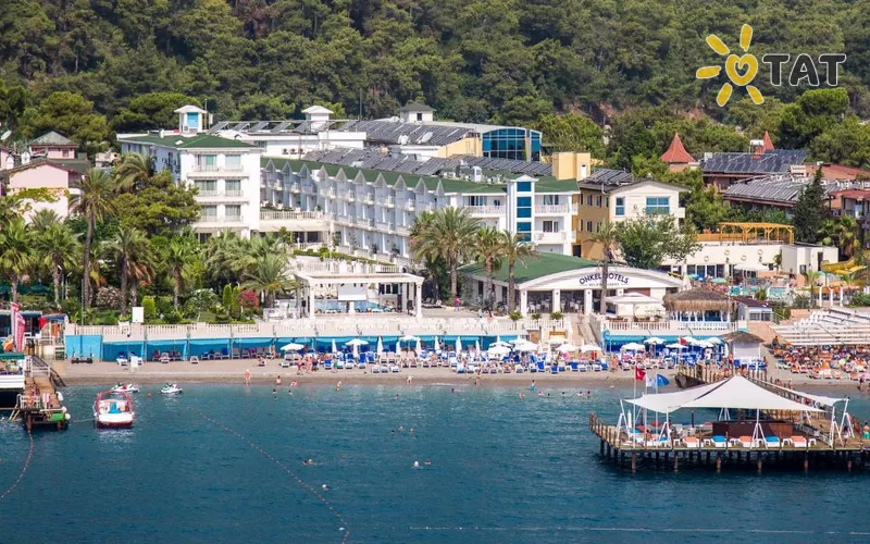 Фото отеля Onkel Hotels Beldibi Resort 5* Кемер Турция пляж