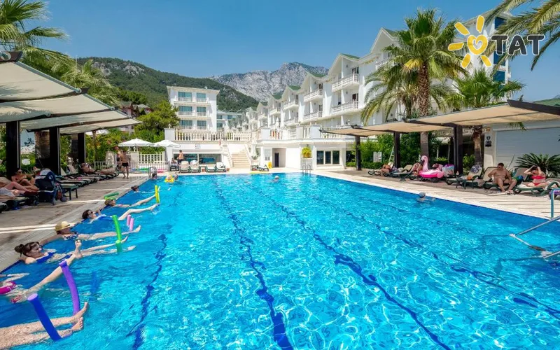 Фото отеля Onkel Hotels Beldibi Resort 5* Кемер Турция экстерьер и бассейны