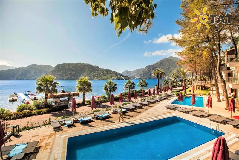 Фото отеля Orka Lotus Beach Hotel 5* Мармарис Турция экстерьер и бассейны