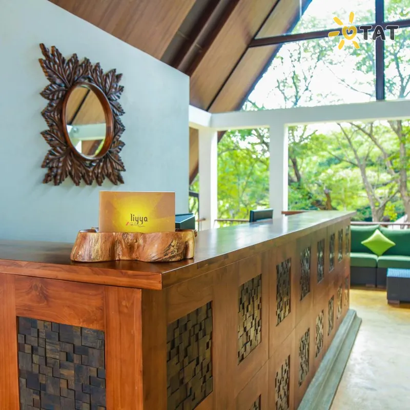 Фото отеля Liyya Water Villas 5* Дамбулла Шри-Ланка лобби и интерьер
