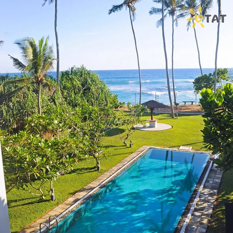 Фото отеля Mirissa Beach Villa 3* Мирисса Шри-Ланка экстерьер и бассейны