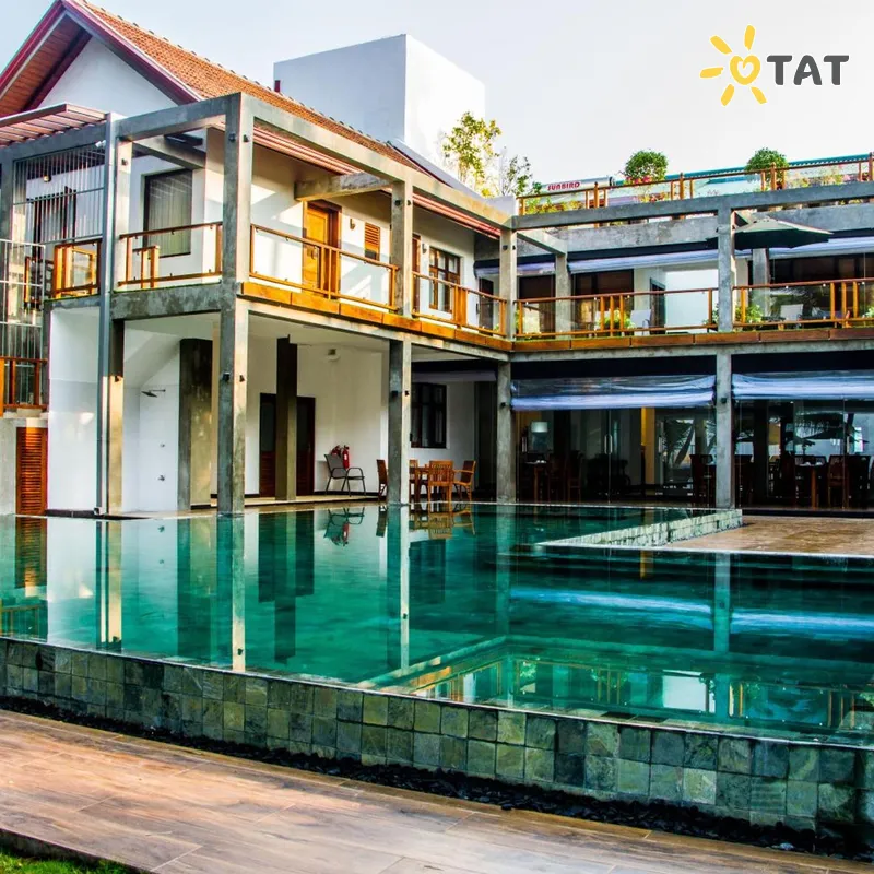 Фото отеля Hikka Sands & Spa 3* Hikaduva Šrilanka ārpuse un baseini