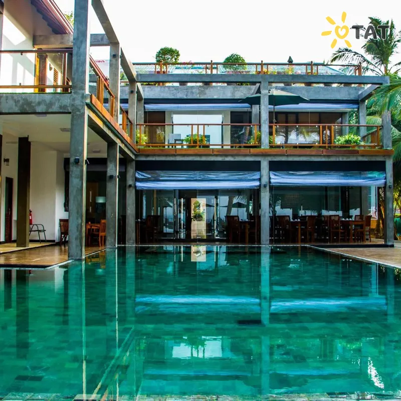 Фото отеля Hikka Sands & Spa 3* Hikaduva Šrilanka ārpuse un baseini