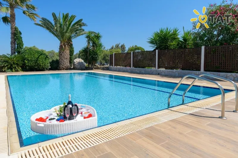 Фото отеля Natura Park Village 5* Kosas Graikija išorė ir baseinai