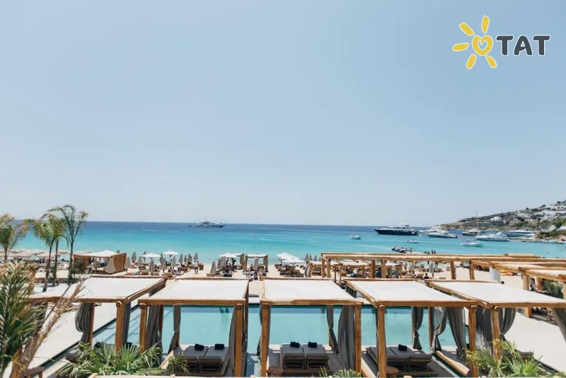 Фото отеля Branco Mykonos 5* о. Миконос Греция экстерьер и бассейны