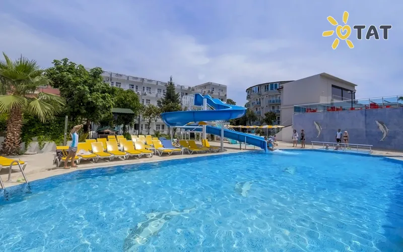 Фото отеля Rios Latte Beach Hotel 4* Кемер Турция аквапарк, горки